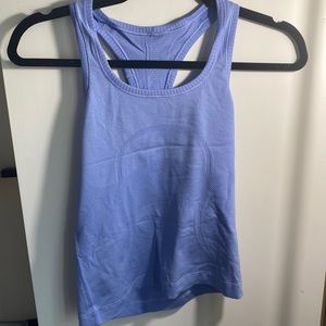 Lululemon periwinkle swiftly tank sz 2